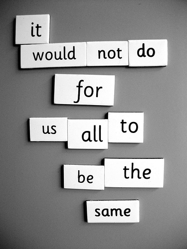 BEING DIFFRENT